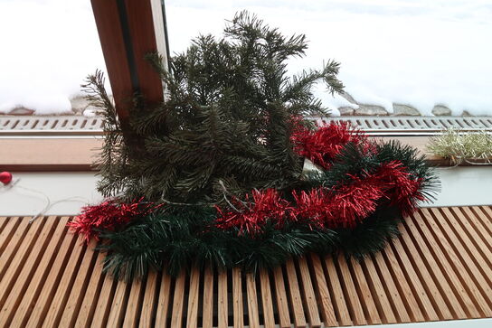 Stort parti julepynt