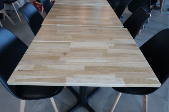 3 stk. Cafeborde med 6 stk. stole