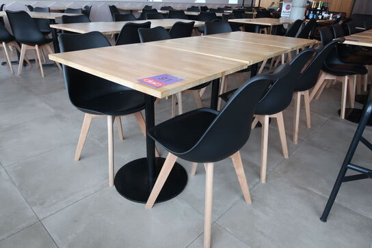 3 stk. Cafeborde med 6 stk. stole