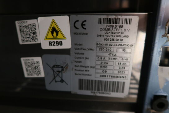 Kølebord, Combi Steel BGN3-MT-DZ-DX-CB-R290-EF