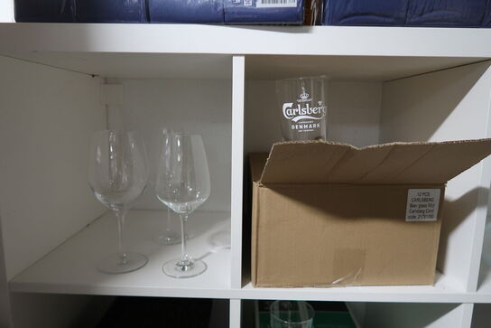 Parti servietter, glas mm. 