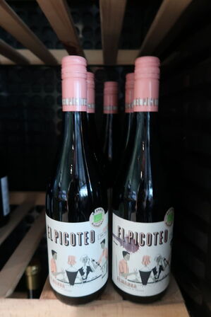 5 flasker Rødvin El Picoteo Almansa Uåbnet