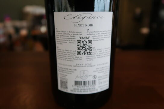 8 flasker Rødvin Famille Castan Pinot Noir 2024 