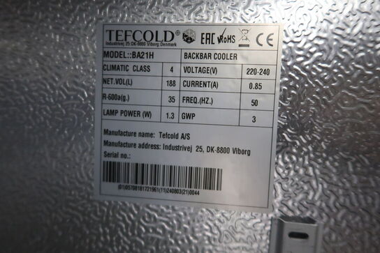 Displaykøler, Tefcold BA21H