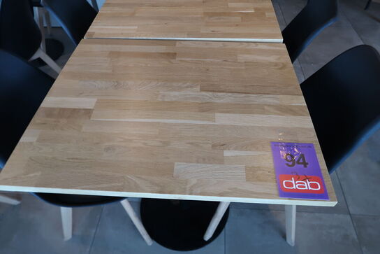 3 stk. Cafeborde med 6 stk. stole