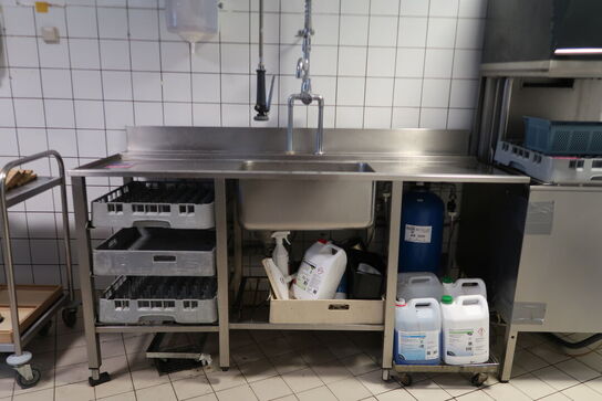 Industri vaskebord med sprøjtepistol