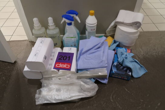 Diverse rengøringsartikler