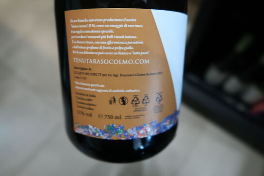 6 flasker Mousserende vin 36 Bianco Mosso 