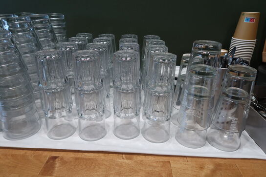 Stort parti glas & service