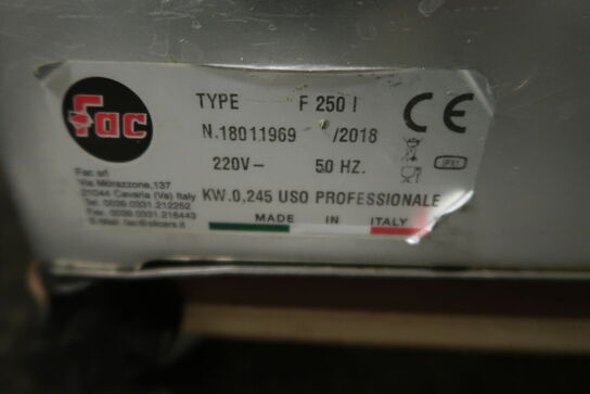 Pålægsmaskine, FAC F250 I