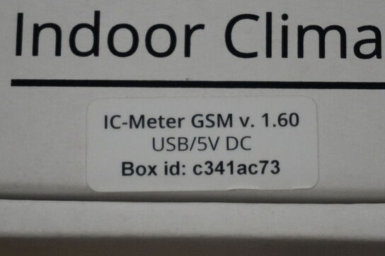 3 stk. Indendørs klima måler IC-METER GSM v. 1.60
