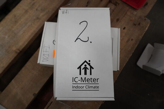 2 stk. Indendørs klima måler IC-METER