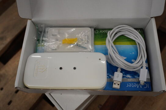 3 stk. Indendørs klima måler IC-METER GSM v. 1.60