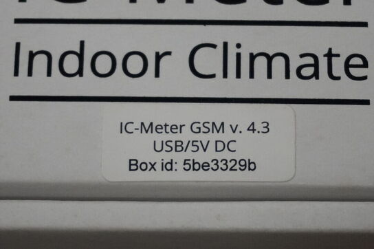 2 stk. Indendørs klima måler IC-METER GSM v. 4.3