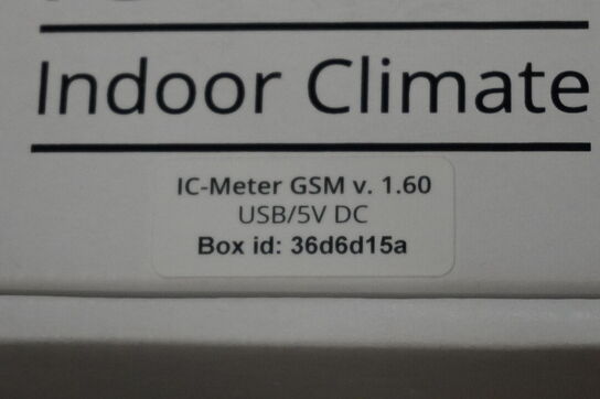 3 stk. Indendørs klima måler IC-METER GSM v. 1.60