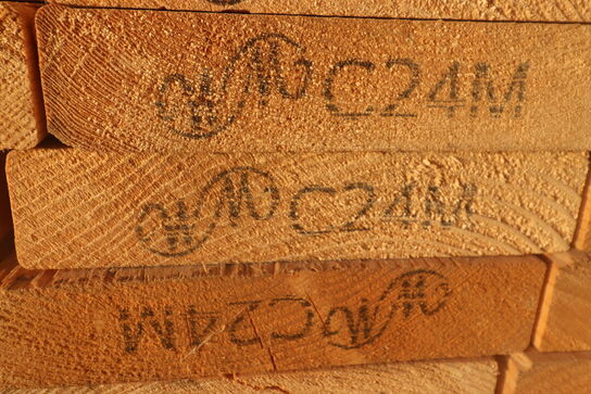 72 stk Gran spærtræ C24