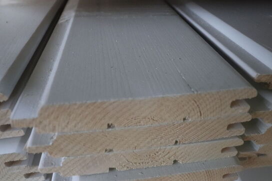 140 stk Grå profilbrædder blokhus