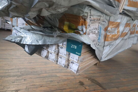 270 stk Hvid lak profilbrædder blokhus