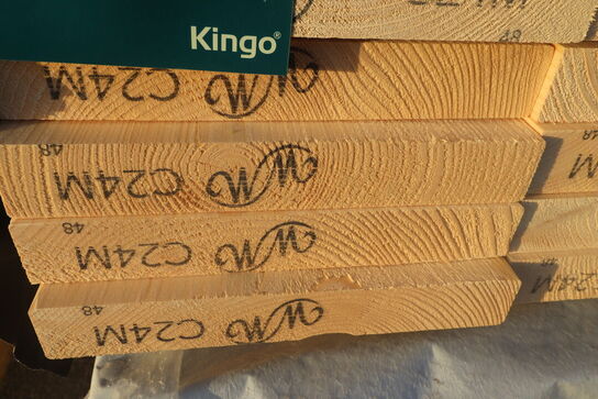 40 stk Gran spærtræ C24