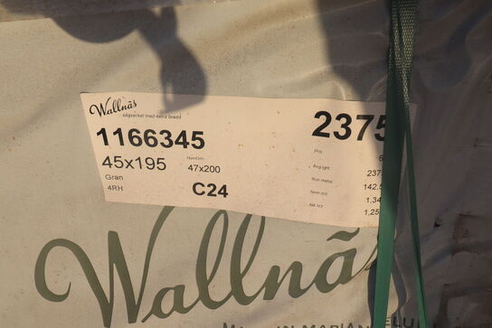 60 stk Gran spærtræ C24