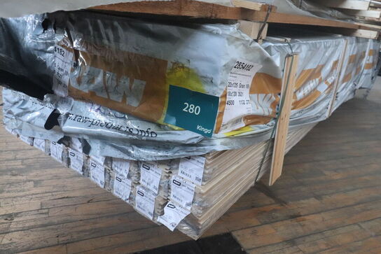 270 stk Hvid lak profilbrædder blokhus