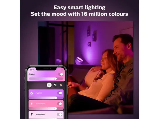 Philips hue iris bordlampe - bt - hvid(ubrugt)