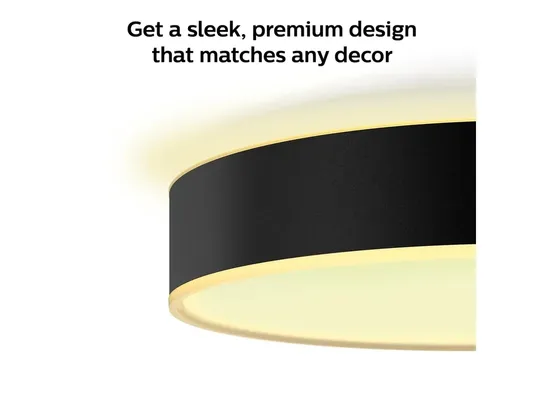 Philips hue enrave loftlampe  ø55,1cm - sort(ubrugt)