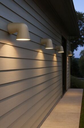 Nordlux front single væglampe udendørs Sandfarvet ip44(ubrugt)