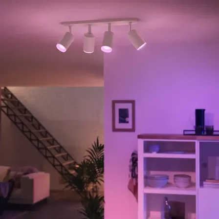 Philips hue fugato 4 spot color spot i hvid(ubrugt)