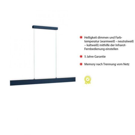 Paul neuhaus q-nila2 langbordspendel antracit m. remote(ubrugt)