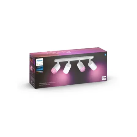 Philips hue fugato 4 spot color spot i hvid(ubrugt)