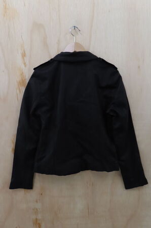 Læderjakke SKINTÖI str. 36 sort