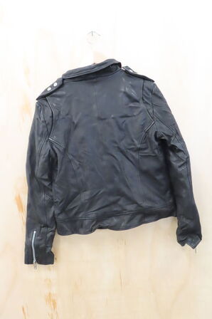 Læderjakke SKINTÖI str. 40 sort