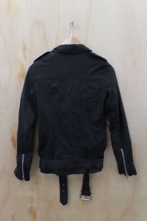 Læderjakke SKINTÖI str. 34 sort