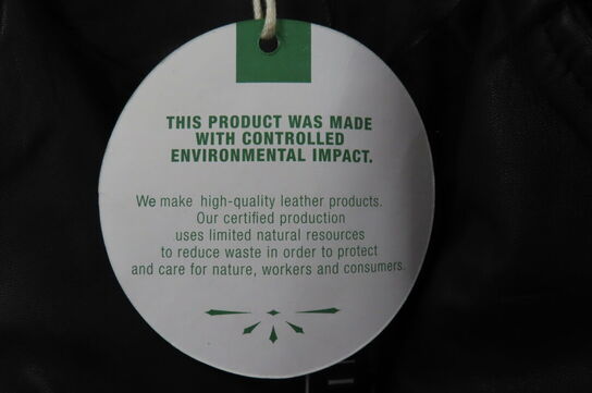 Læderjakke SKINTÖI str. 36 sort