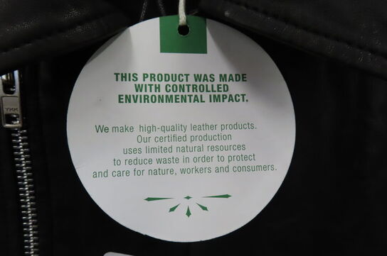 Læderjakke SKINTÖI str. 38 sort