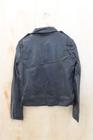 Læderjakke SKINTÖI str. 36 sort