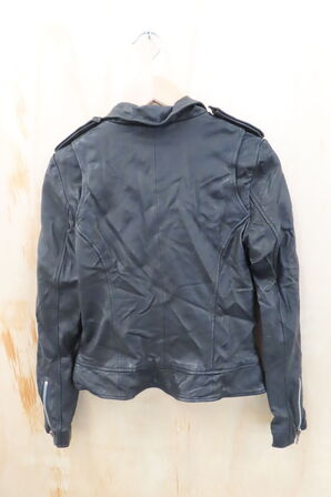 Læderjakke SKINTÖI str. 34 sort