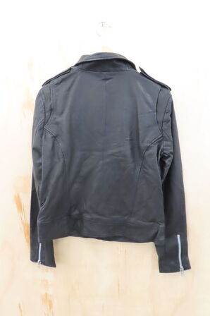 Læderjakke SKINTÖI str. 40 sort