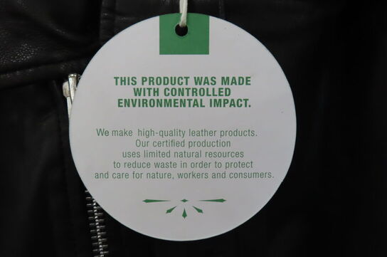 Læderjakke SKINTÖI str. 36 sort