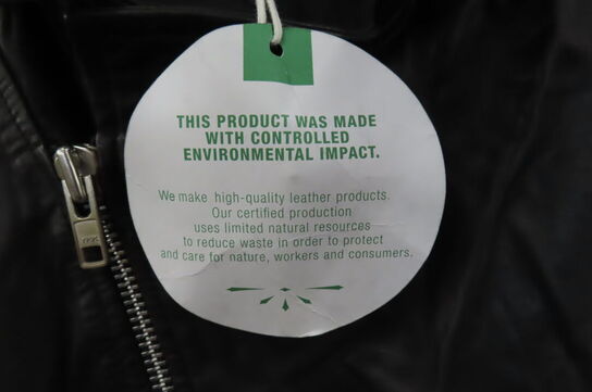 Læderjakke SKINTÖI str. 34 sort