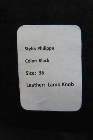 Læderjakke SKINTÖI str. 36 sort