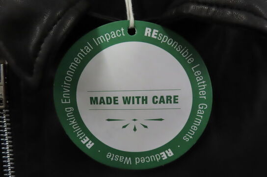 Læderjakke SKINTÖI str. 36 sort