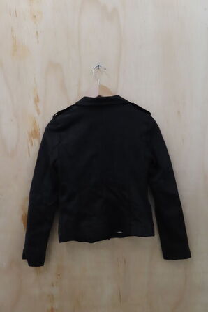 Læderjakke SKINTÖI str. 34 sort