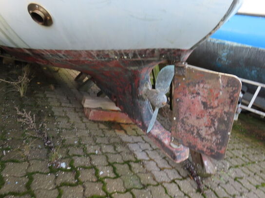 21 fod jolle med lille ruf, RAMO, glasfiber