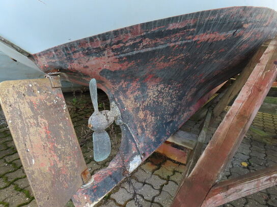 21 fod jolle med lille ruf, RAMO, glasfiber