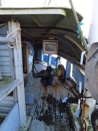 40 fod enmandstrawler/fiskefartøj, eg på eg