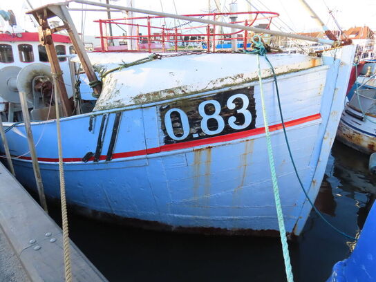 43 fod trawler/fiskefartøj, eg på eg årgang 1966