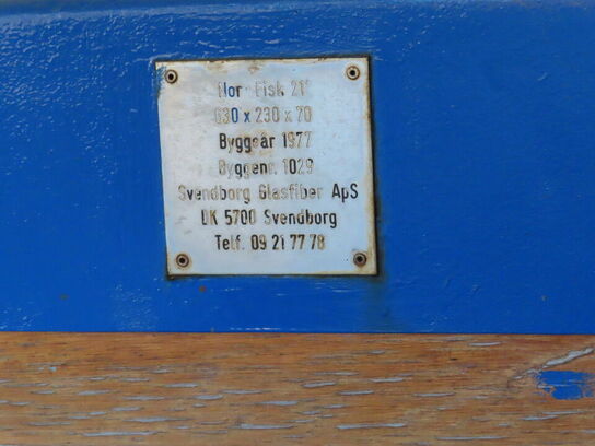 21 fod jolle, NORDAN/NORFISH, glasfiber