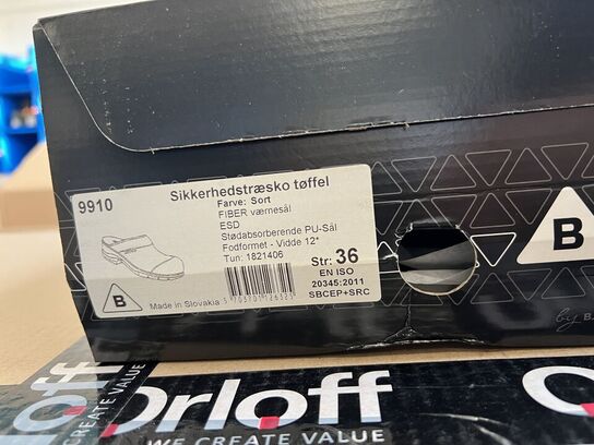 Arbejdssko BJERREGAARD TRÆSKO TØFFEL str. 36